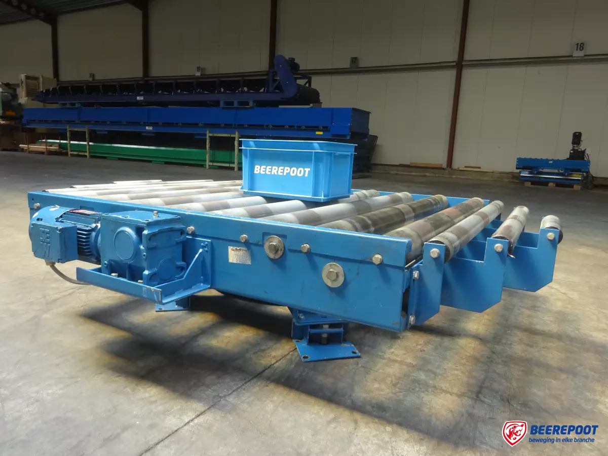 Roterende rollenbaanwissel